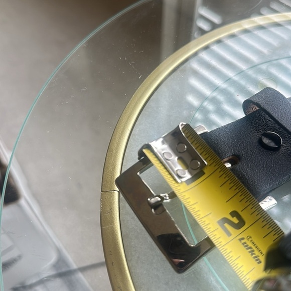 52” Cinturones MADFLOUR Premium Leather Belt with Stn Steel Bkle - Big & Tall - Picture 9 of 10